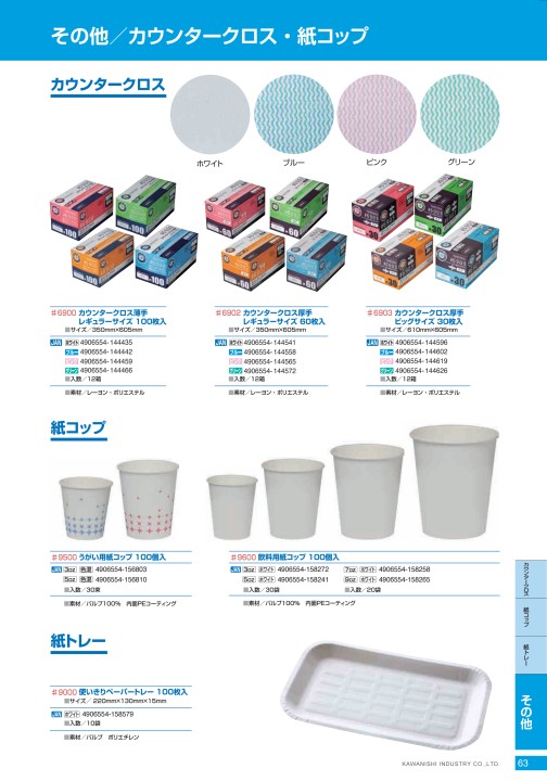 KAWANISHI PRODUCTS 2018 川西工業株式会社 総合カタログ